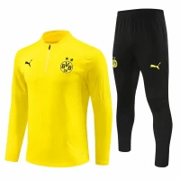 BVB Borussia Dortmund Yellow Training Technical Soccer Tracksuit 2024-25