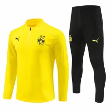 BVB Borussia Dortmund Yellow Training Technical Soccer Tracksuit 2024-25