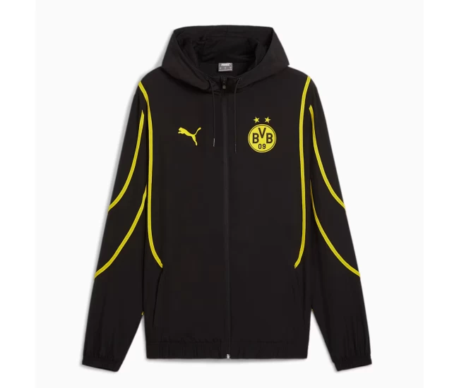 Borussia Dortmund Mens Pre-Match Soccer Jacket 2024-25