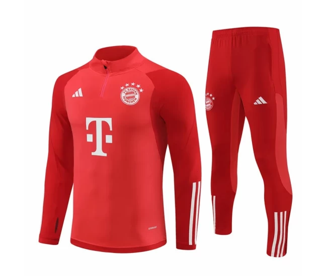 Bayern Munich Red Training Technical Soccer Tracksuit 2024-25