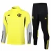 CR Flamengo Yellow Training Technical Soccer Tracksuit 2024-25