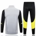 CR Flamengo Gray Training Presentation Soccer Tracksuit 2024-25