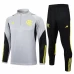 CR Flamengo Gray Training Technical Soccer Tracksuit 2024-25