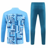 Olympique Marseille Blue Training Technical Soccer Tracksuit 2024-25