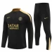 PSG Black Training Technical Soccer Tracksuit 2024-25