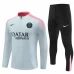 PSG Grey Training Technical Soccer Tracksuit 2024-25