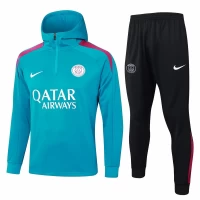 PSG Blue Training Hooded Technical Soccer Tracksuit 2024-25