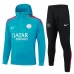 PSG Blue Training Hooded Technical Soccer Tracksuit 2024-25