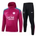 PSG Maroon Training Hooded Technical Soccer Tracksuit 2024-25