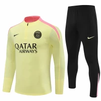 PSG Yellow Training Technical Soccer Tracksuit 2024-25