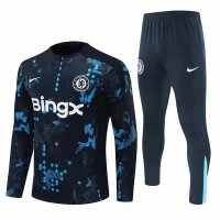 Chelsea Navy Training Technical Soccer Tracksuit 2024-25