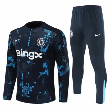 Chelsea Navy Training Technical Soccer Tracksuit 2024-25