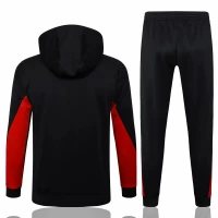 Liverpool FC Black Training Hooded Presentation Soccer Tracksuit 2024-25