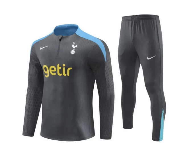 Tottenham Hotspur Grey Training Technical Soccer Tracksuit 2024-25