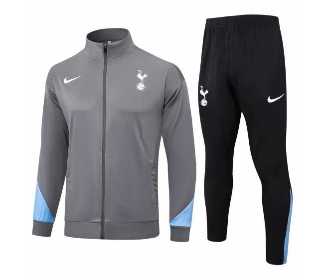 Tottenham Hotspur Grey Training Presentation Soccer Tracksuit 2024-25