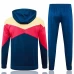 FC Barcelona Navy Hooded Presentation Soccer Tracksuit 2024-25