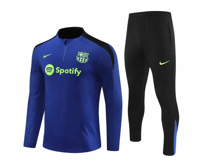 FC Barcelona Royal Blue Training Technical Soccer Tracksuit 2024-25