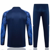 Real Madrid Blue Training Technical Soccer Tracksuit 2024-25