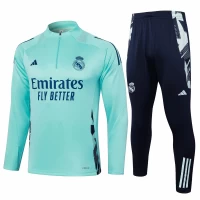 Real Madrid Green Training Technical Soccer Tracksuit 2024-25