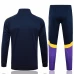 Real Madrid Navy Training Presentation Soccer Tracksuit 2024-25