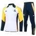 Real Madrid White Training Presentation Soccer Tracksuit 2024-25