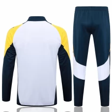 Real Madrid White Training Presentation Soccer Tracksuit 2024-25