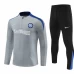 Inter Milan Grey Training Technical Soccer Tracksuit 2024-25