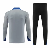 Inter Milan Grey Training Technical Soccer Tracksuit 2024-25