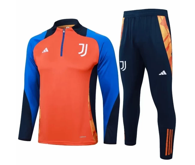 Juventus Orange Training Technical Soccer Tracksuit 2024-25