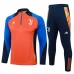 Juventus Orange Training Technical Soccer Tracksuit 2024-25