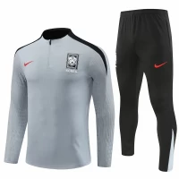 South Korea Grey Training Technical Soccer Tracksuit 2024-25