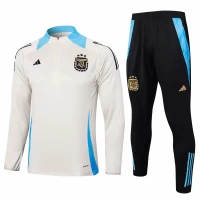 Argentina Beige Training Technical Soccer Tracksuit 2024-25