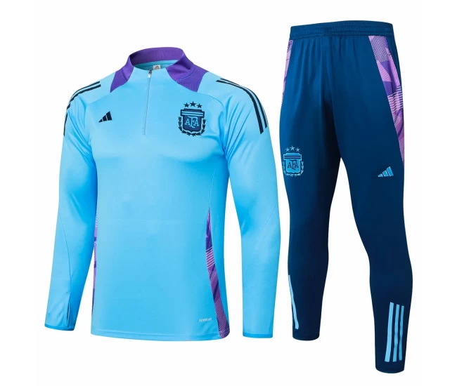 Argentina Blue Training Technical Soccer Tracksuit 2024-25