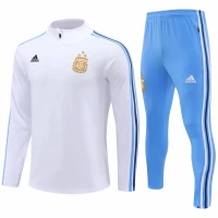 Argentina White Training Technical Soccer Tracksuit 2023-24