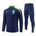 Brazil National Team Navy Training Technical Soccer Tracksuit 2023-24