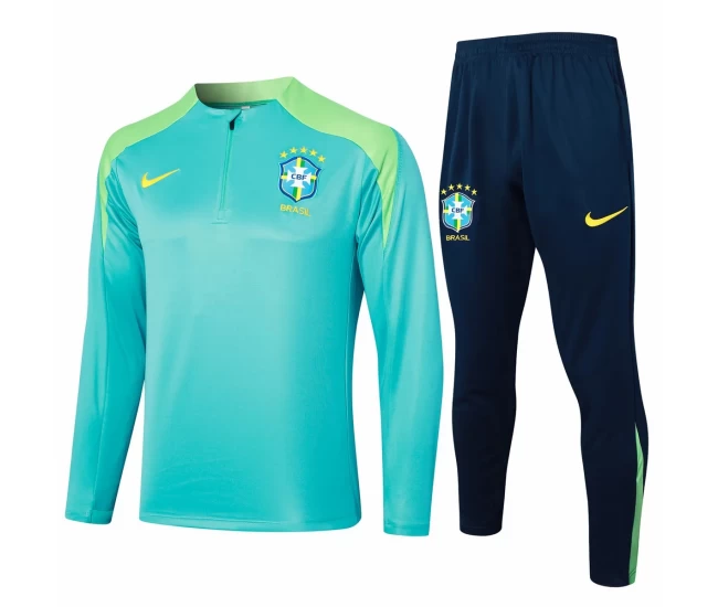 Brazil National Team Green Training Technical Soccer Tracksuit 2024-25