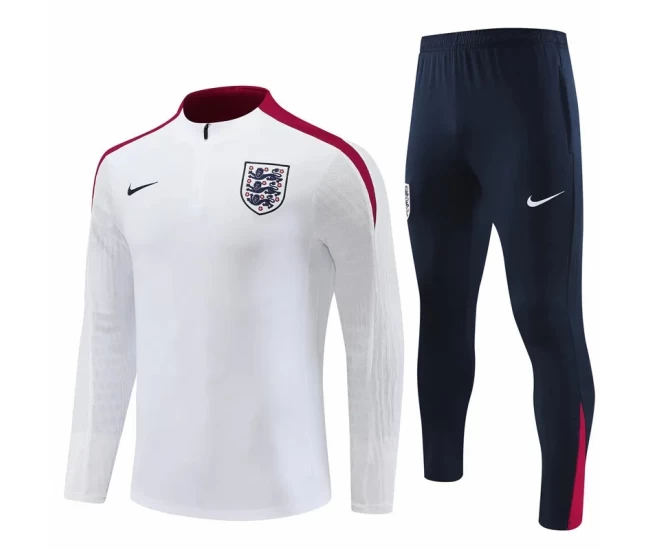 England White Training Technical Soccer Tracksuit 2024-25