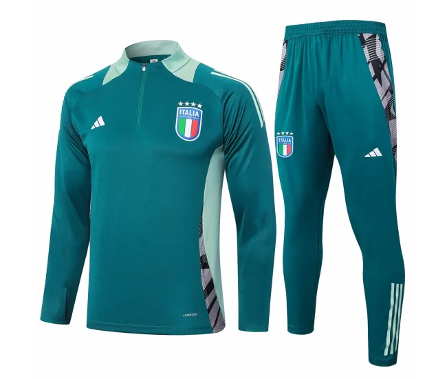 Italy Green Training Technical Soccer Tracksuit 2024-25