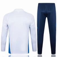 Italy White Training Technical Soccer Tracksuit 2024-25