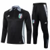 Italy Black Training Technical Soccer Tracksuit 2024-25