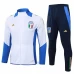 Italy White Training Presentation Soccer Tracksuit 2024-25