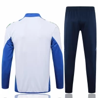 Italy White Training Presentation Soccer Tracksuit 2024-25