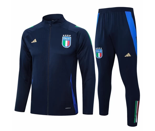 Italy Navy Training Presentation Soccer Tracksuit 2024-25