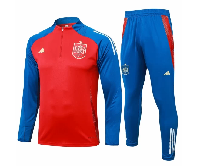 Spain Red Training Technical Soccer Tracksuit 2024-25